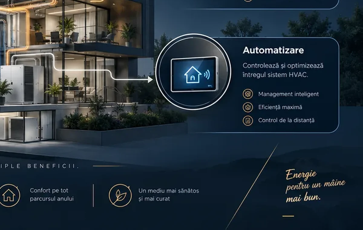 Sistem integrat de automatizare HVAC și BMS
